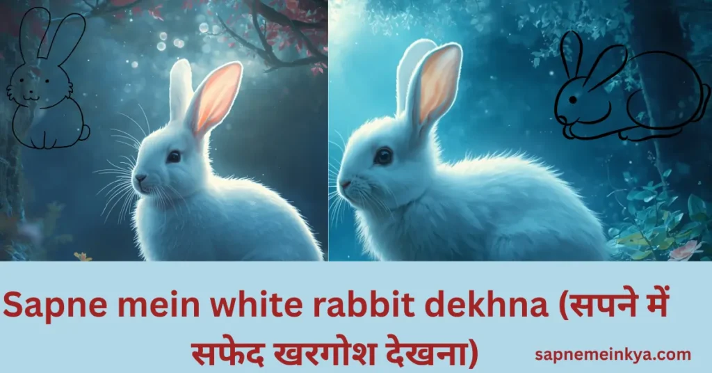 Sapne mein white rabbit dekhna (सपने में सफेद खरगोश देखना)